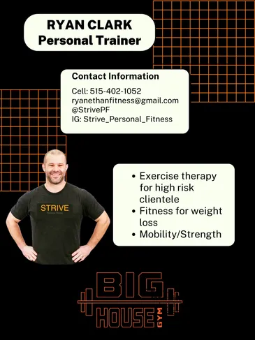 Ryan Clark training flyer